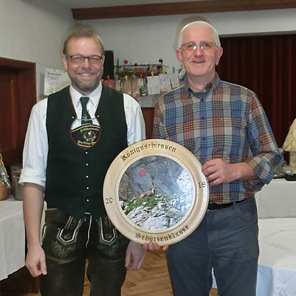 Ehrenscheibe Sch&uuml;tzen